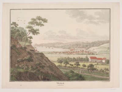 Vejle from the Northwest by Søren L. Lange