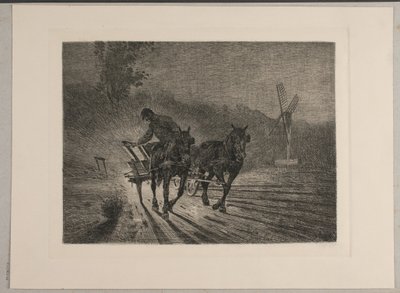 Work Cart. Evening by Søren Lund