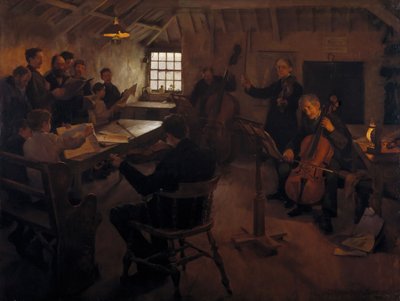 The Village Philharmonic by Stanhope A Forbes