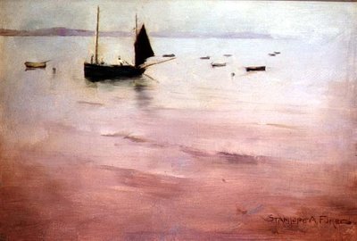 Becalmed by Stanhope Alexander Forbes