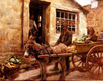 The Vegetable Cart by Stanhope Alexander Forbes
