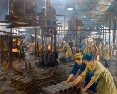 The Munitions Girls by Stanhope Forbes