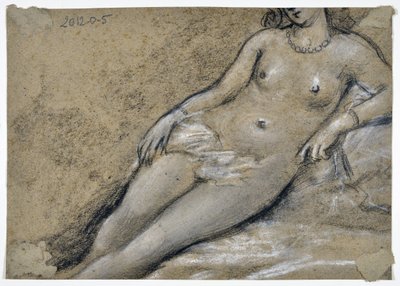 Woman Study by Stanislas Torrents y de Amat