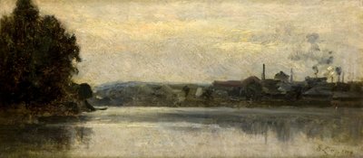 Landscape by Stanislas Victor Edouard Lepine
