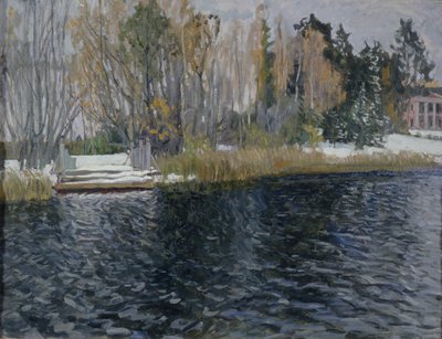 First Snow, Early 20th Century by Stanislav Julianovic Zukovskij