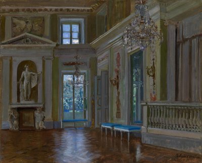 The Ballroom of the Lazienki Palace by Stanislav Julianovic Zukovskij