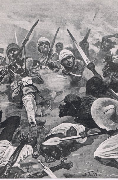 The square at Abu-Klea by Stanley L. Wood