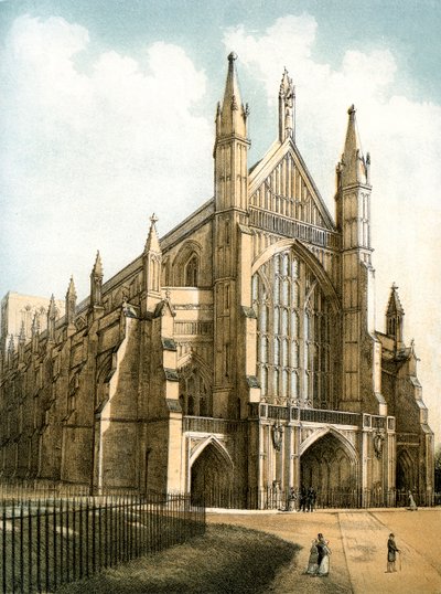 Winchester Cathedral, Hampshire, c1870 by Stannard and Son