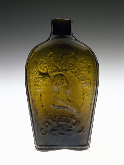 Historical Flask by Stebbins and Stebbins
