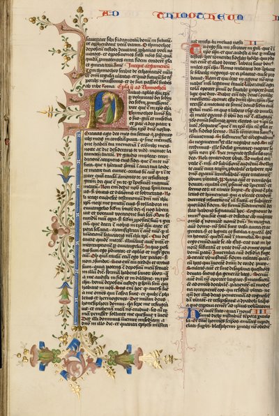 Initial P: Saint Paul by Stefan Lochner