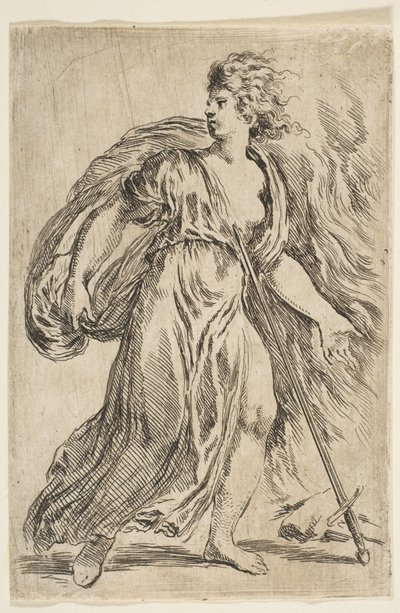 Dido Killing Herself, ca. 1660 by Stefano della Bella