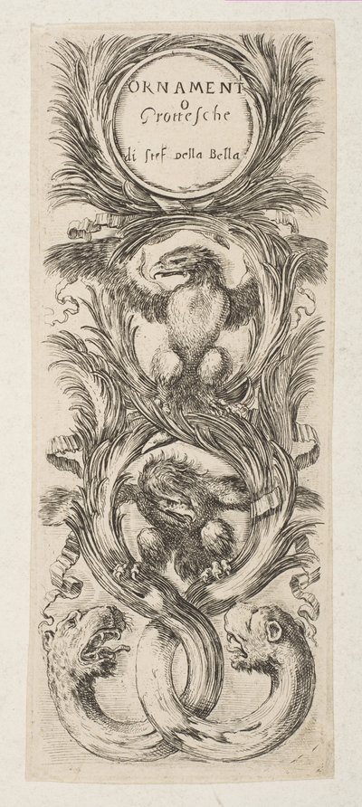 Frontispiece: Ornamenti o Grottesche by Stefano della Bella
