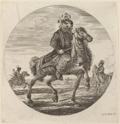Hungarian Cavalier by Stefano della Bella