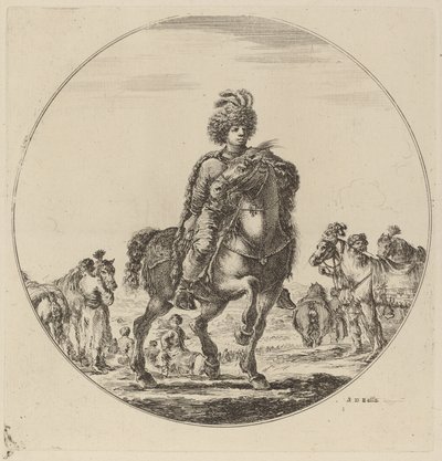 Hungarian Cavalier by Stefano della Bella