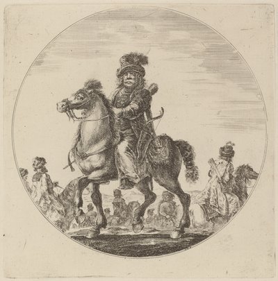 Hungarian Cavalier by Stefano della Bella