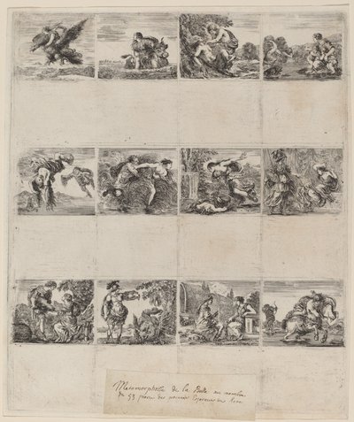 Mythological Playing Cards, 1644 by Stefano della Bella