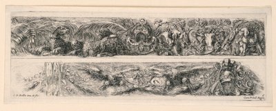 Ornaments of Friezes and Foliage by Stefano della Bella