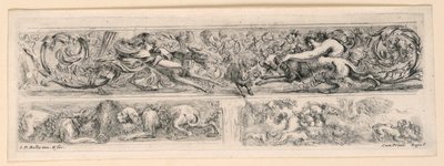 Ornamenti di fregi e fogliami by Stefano della Bella