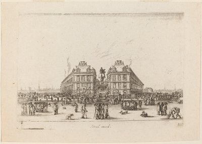 Place Dauphine by Stefano della Bella
