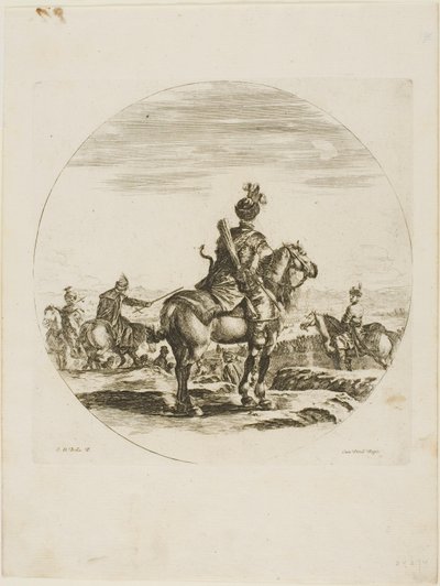 Polish Horseman by Stefano della Bella