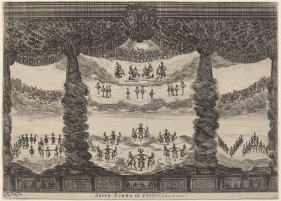 Sesta Scena di Tutto Cielo by Stefano della Bella