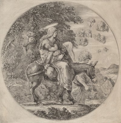 The Flight into Egypt, probably 1662 by Stefano della Bella