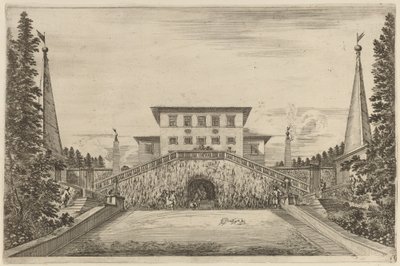 The Great Stair-Case, probably 1653 by Stefano della Bella