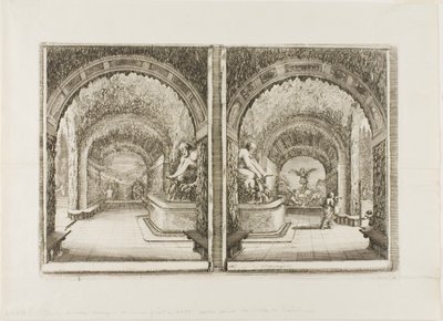 The Grotto of Pan and Fame by Stefano della Bella