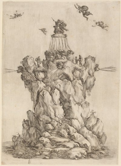 The Rock of Aeolus by Stefano della Bella