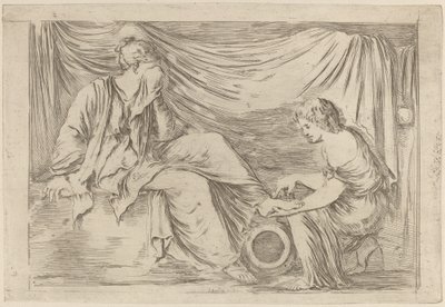 The Toilette of a Bride by Stefano della Bella