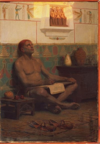 The Royal Scribe Rahotep by Stepan Wladislawowitsch Bakalowitsch