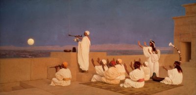 The Worship of the Moon God Khonsu by Stepan Wladislawowitsch Bakalowitsch