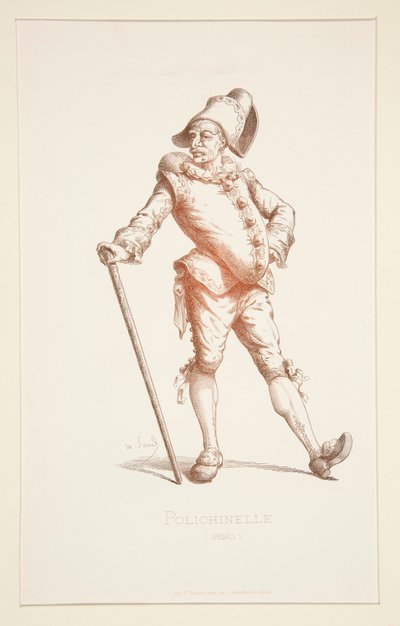 Polichinelle in 1820 by Stephane Pannemaker
