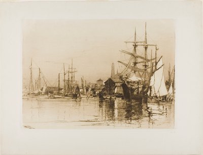 The Inner Harbor, Gloucester by Stephen Parrish