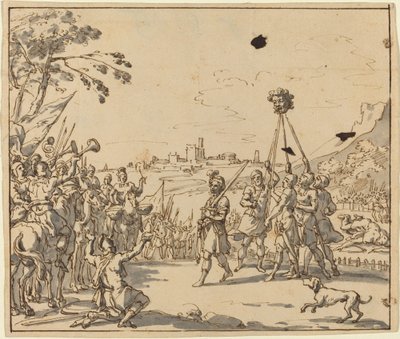 The Triumph of David by Style of Jan Luyken