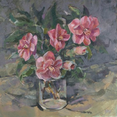 Camelias by Sue Wales