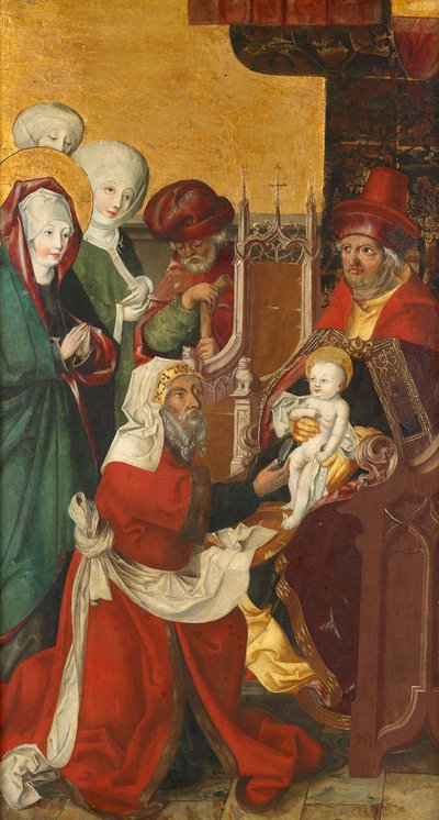 Circumcision of Christ (Inside); Visitation of Mary (Outside) by Südtiroler Maler