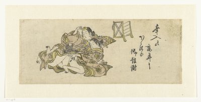 Loving Couple in Festive Clothing by Sugimura Jihei