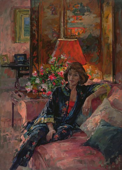 Mrs Peter Hambro, 1996 by Susan Ryder