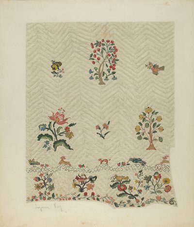 Bedspread by Suzanne Roy