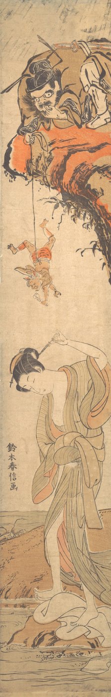 Beauty with Demons by Suzuki Harunobu