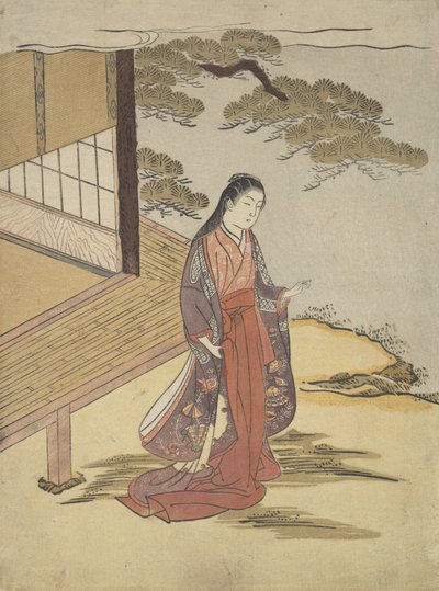 Lady Komachi by Suzuki Harunobu