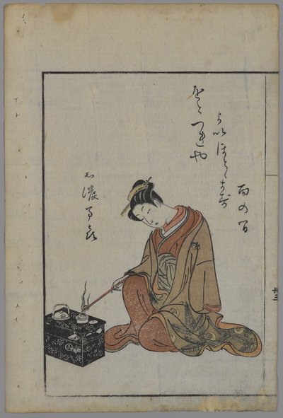 Seated Beauty by Suzuki Harunobu