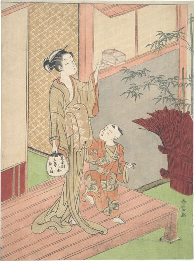 The Caged Locusts by Suzuki Harunobu