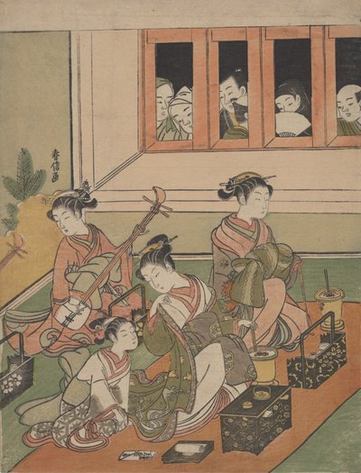 The Watchers and the Watched by Suzuki Harunobu