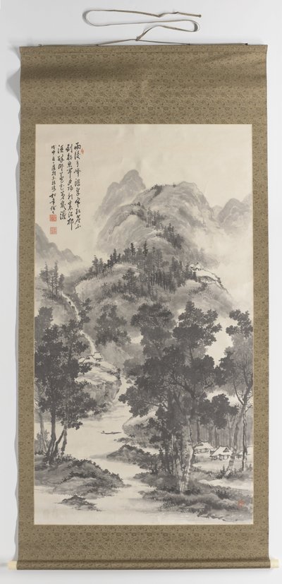 Summer landscape by Suzuki Shonen (signed by artist)