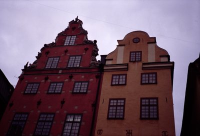 Gabled houses by Swedish School