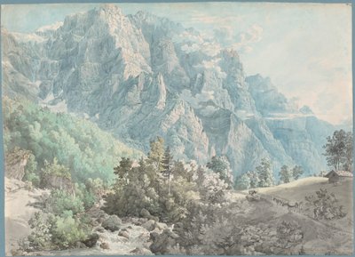 The Glärnisch Massif in Switzerland by Swiss 18th Century