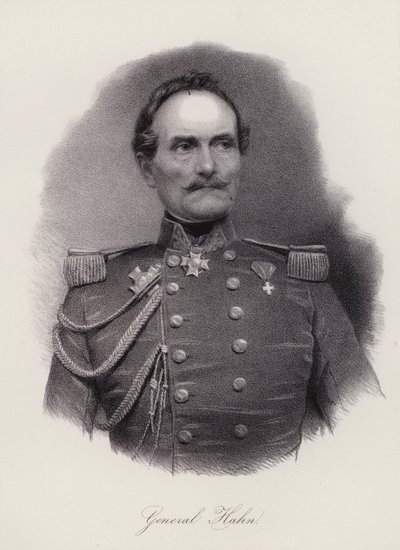 Emanuel Hahn, Swiss general by Swiss School