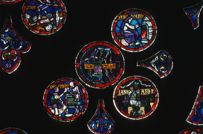Rose Window (Detail) by Swiss School